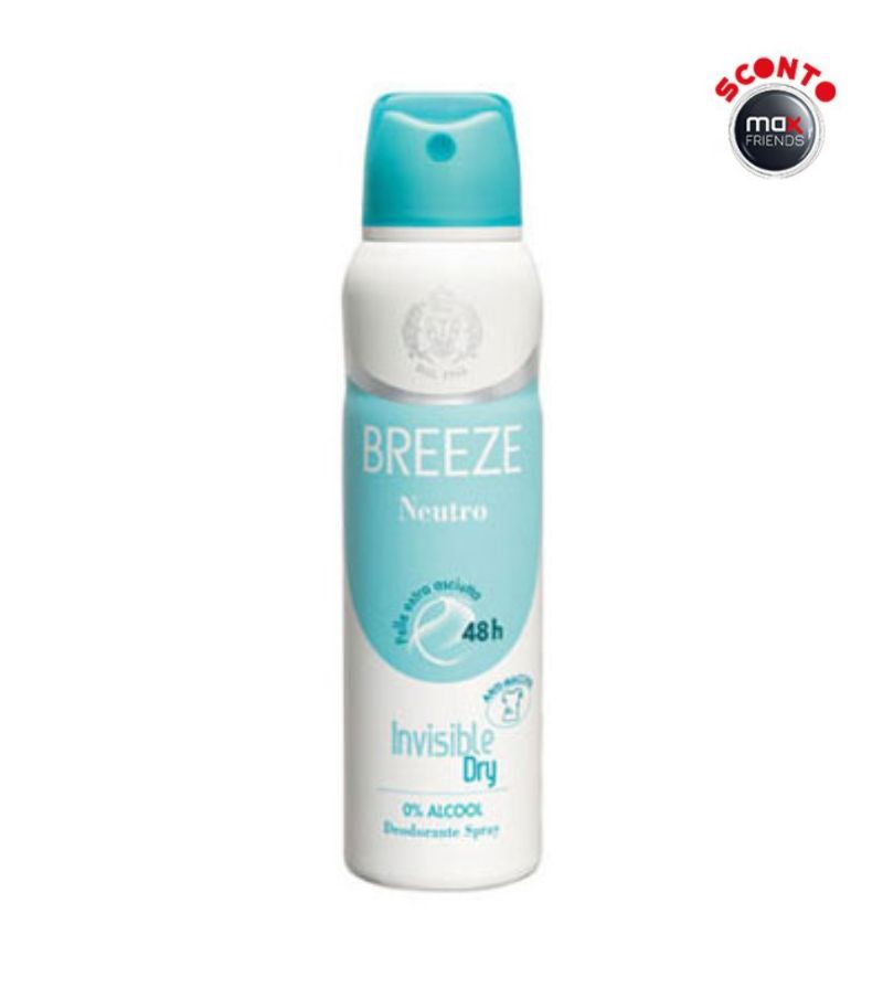 BREEZE – Deodorante Spray Neutro – 150 Ml