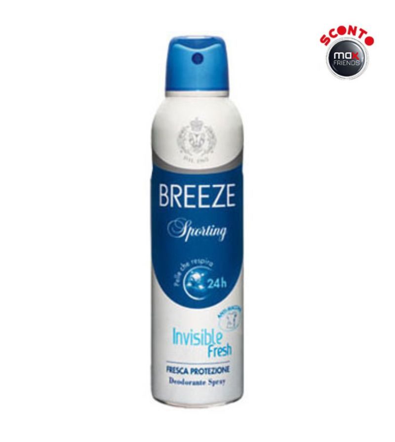 BREEZE – Deodorante Spray Sporting – 150 Ml
