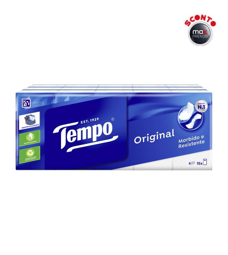 TEMPO – Fazzoletti – 15 Pz