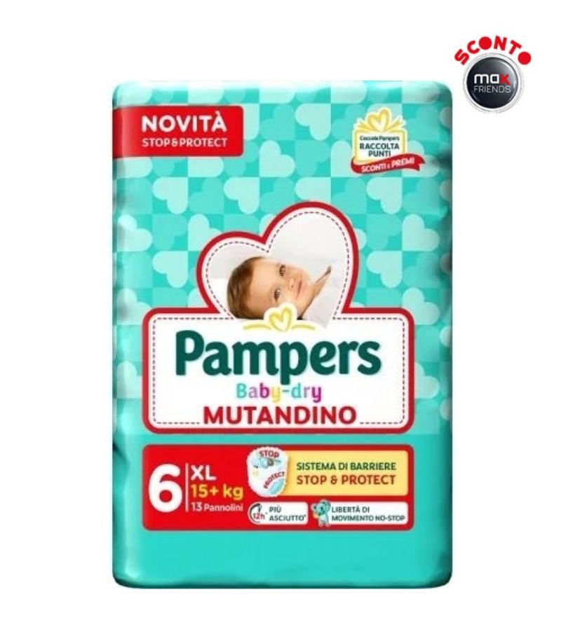 PAMPERS – Pannolini Baby Dry Xl 13 Pz