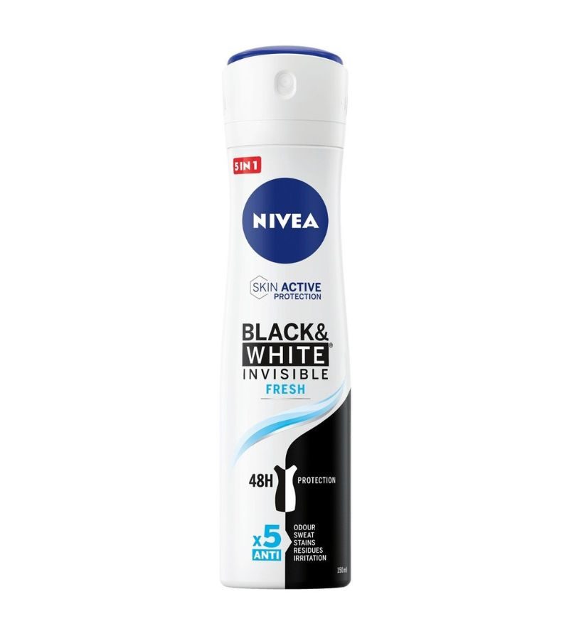 NIVEA – Deodorante Spray Black & White Fresh 150 Ml