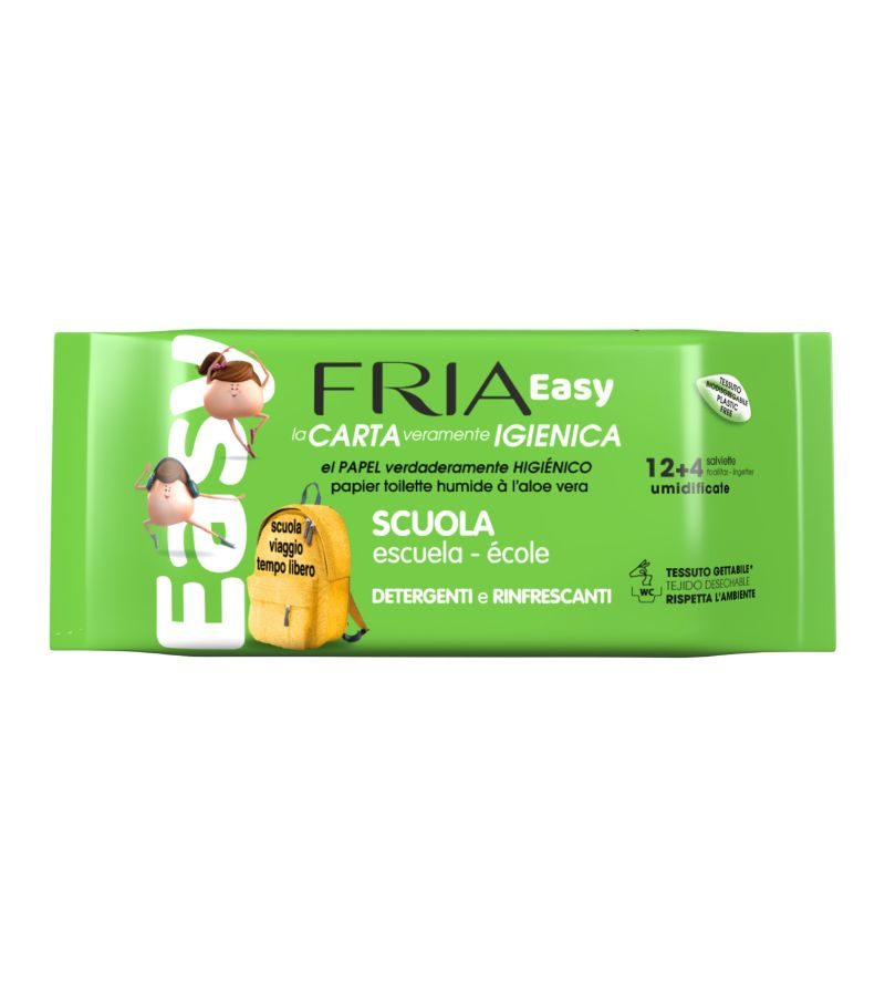 FRIA – Salviette Carta Igienica Scuola 12+4 Pz