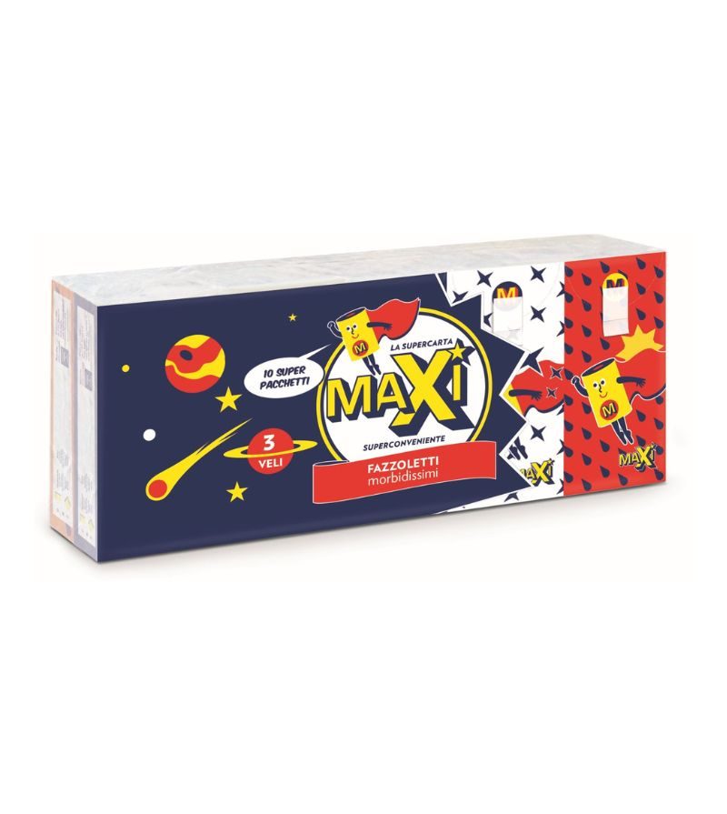 MAXI – Fazzoletti Confezione 10 Pz