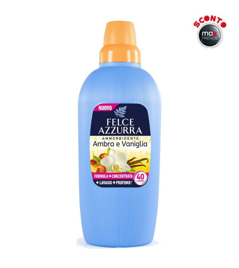 FELCE AZZURRA – Ammorbidente Ambra E Vaniglia – 2 Lt