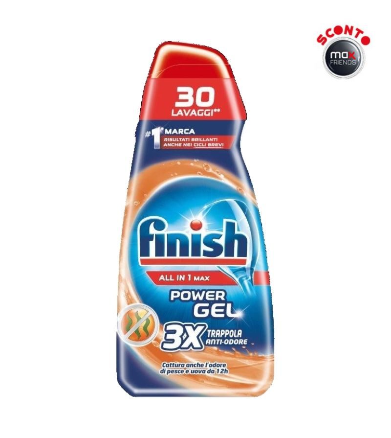 FINISH – Gel Max Antiodore – 600 Ml