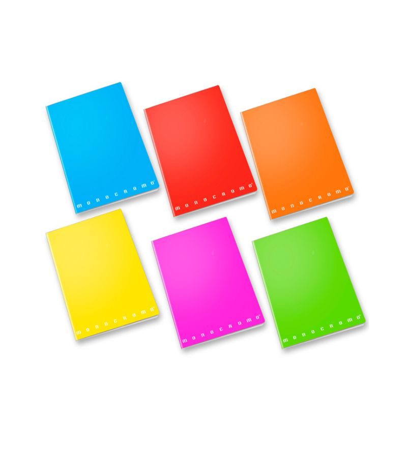 PIGNA – Quaderno Maxi Monocromo 100 Gr – Colori E Rigature Assortite