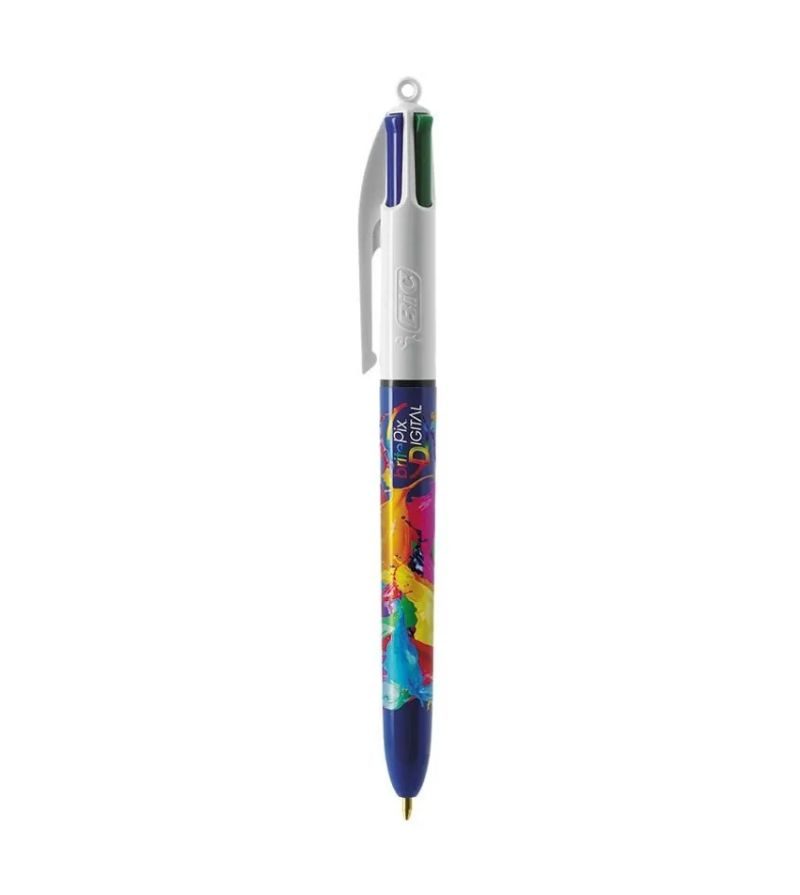 BIC – Penna A Scatto 4 Colori – Fantasie Assortite