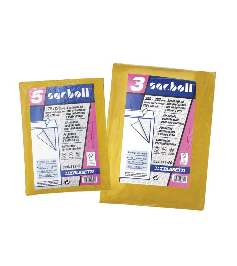 BLASETTI – Sacchetti Per Spedizione Con Imbottitura Ad Aria – Misure Assortite