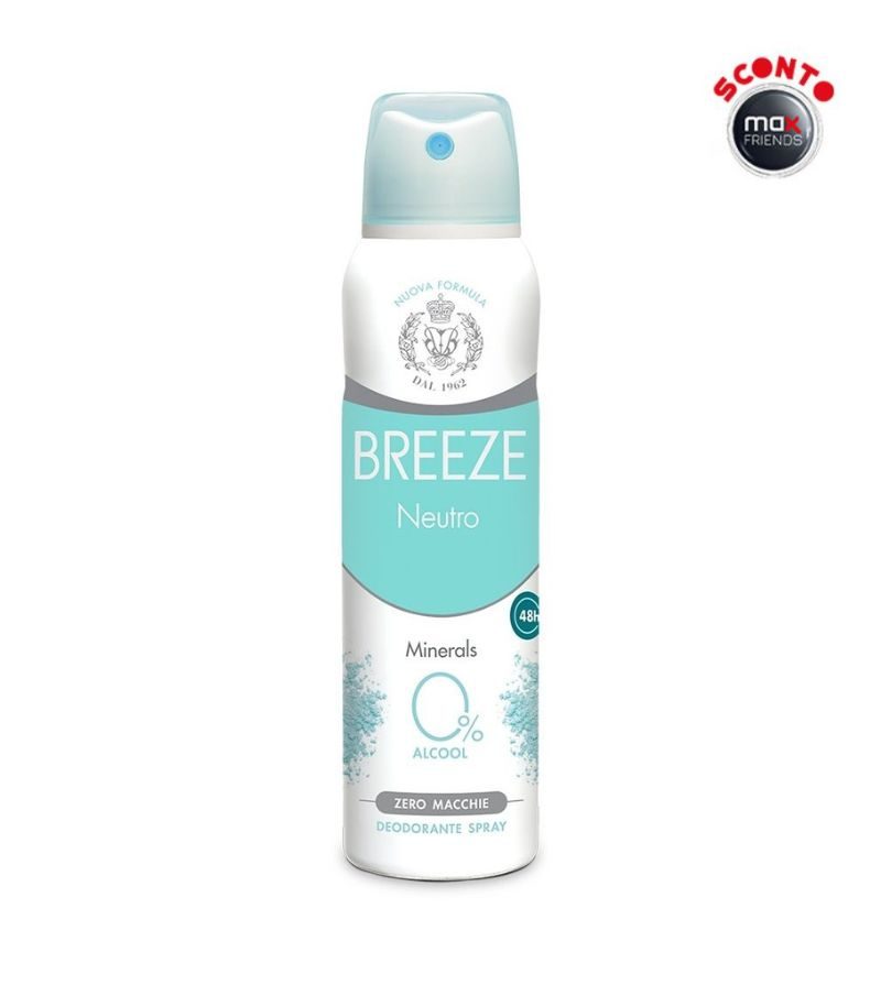 BREEZE – Deodorante Spray Neutro – 150 Ml