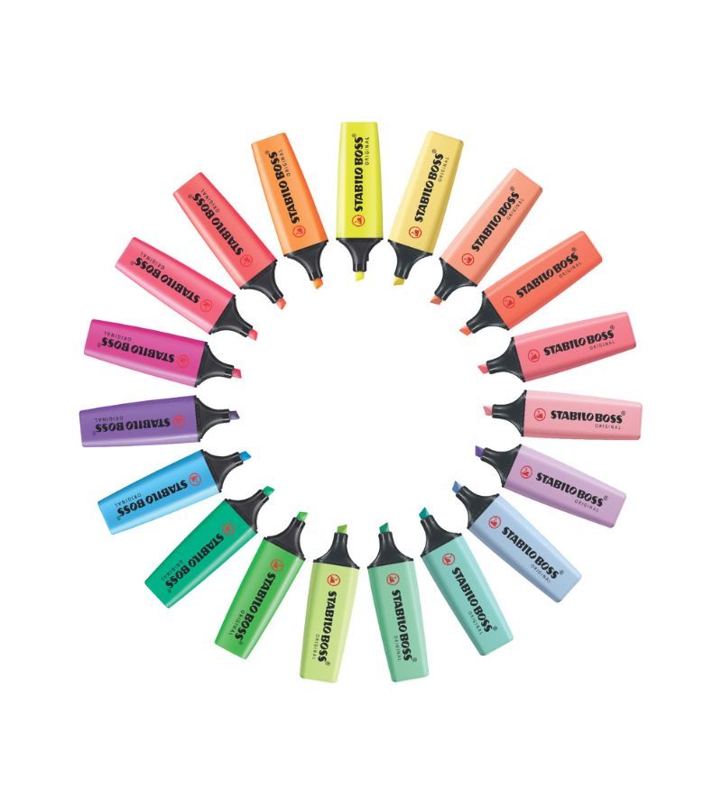 STABILO – Evidenziatore Stabilo Boss – Colori Assortiti