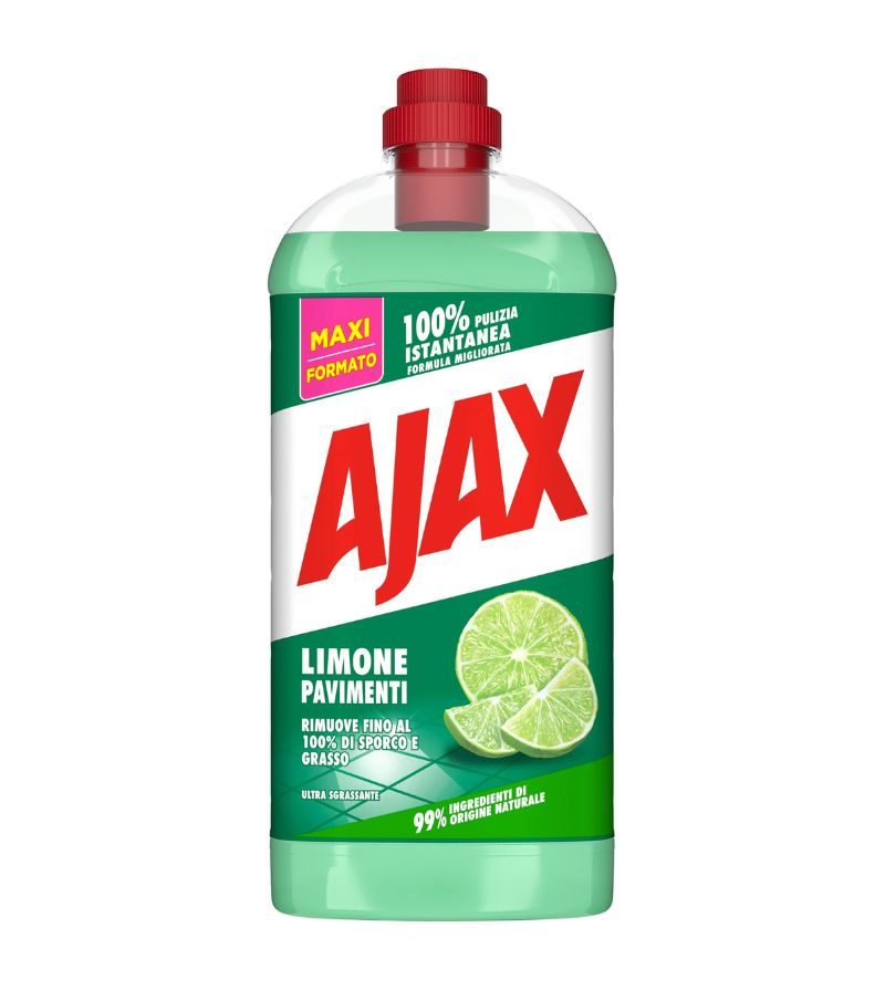 AJAX – Detersivo Pavimenti Limone – 1250 Ml