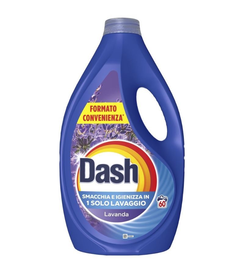 DASH – Detersivo Liquido Lavanda – 60 Lav.