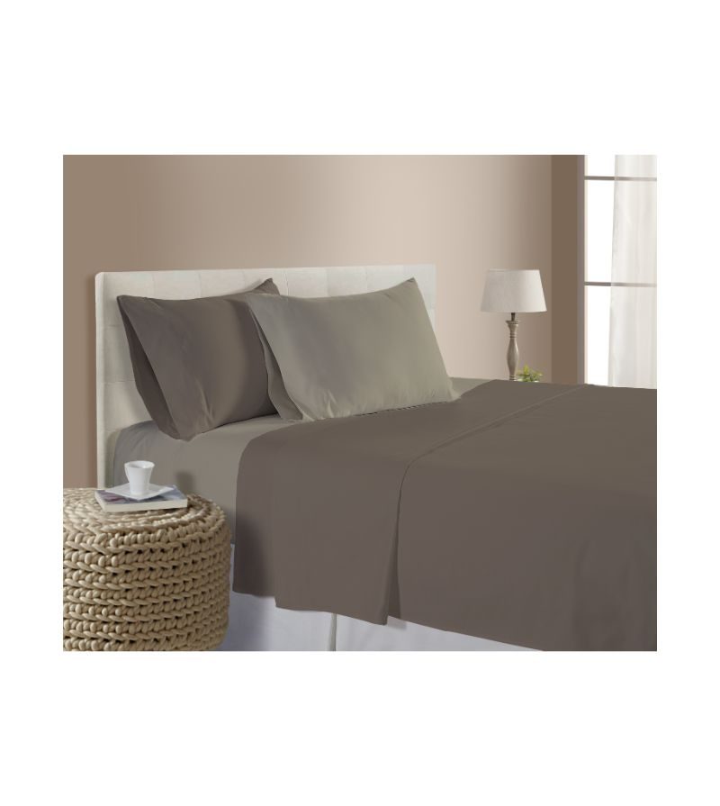 – COMPLETO LENZUOLA FLANELLA BADIA BICOLOR 2 PIAZZE