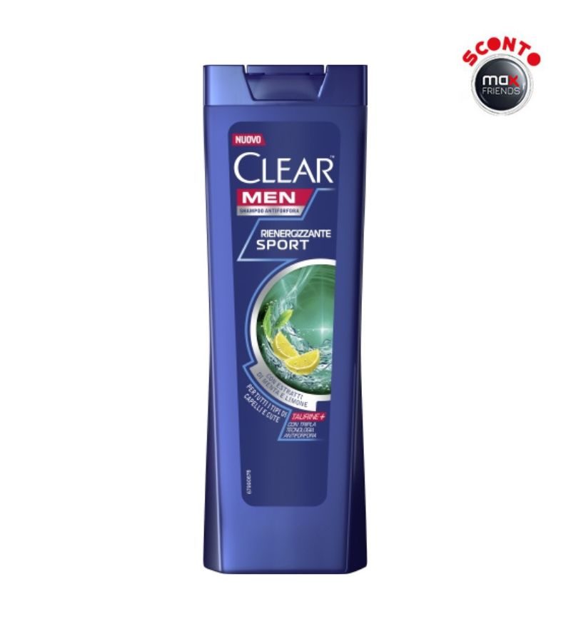CLEAR – Shampoo Rienergizzante Sport – 225Ml