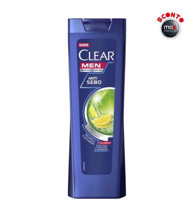 CLEAR – Shampoo Antisebo – 225Ml
