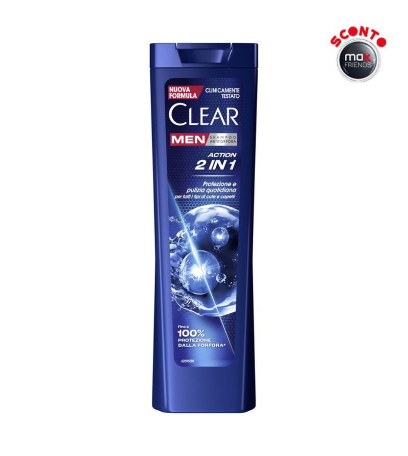 CLEAR – Shampoo 2 In 1 Action – 225Ml