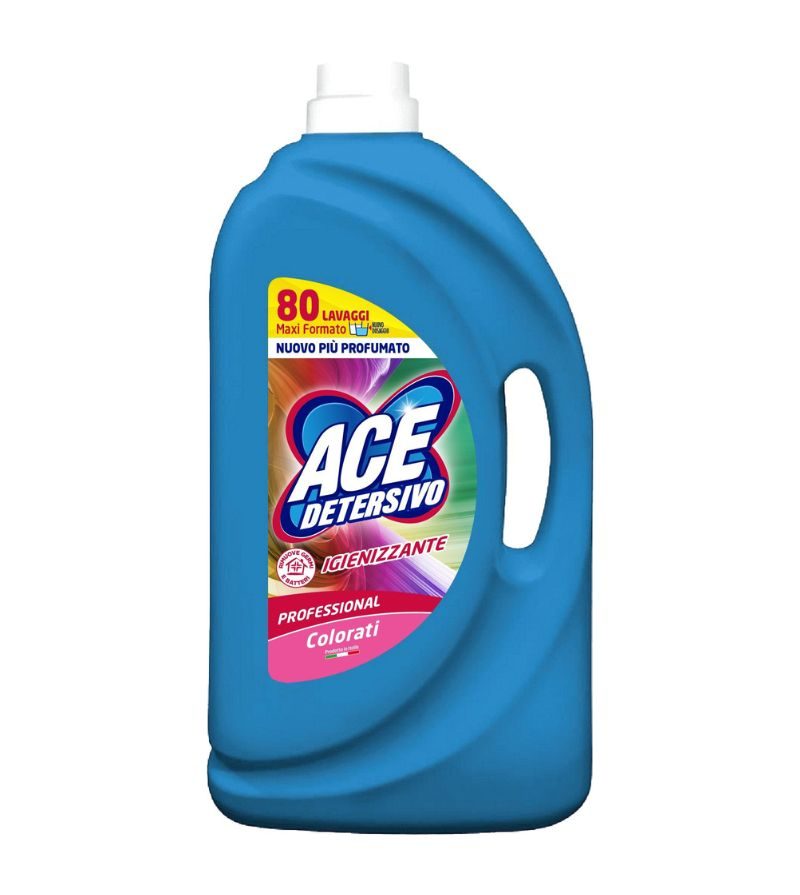 ACE – Detersivo Liquido Professional Colorati – 80Lav
