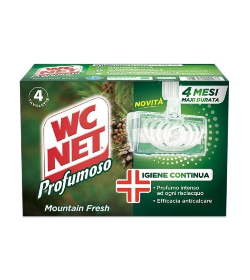 WC NET – Tavoletta Deodorante Mountain – 4Pz