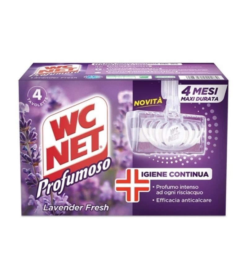 WC NET – Tavoletta Deodorante Lavander – 4Pz