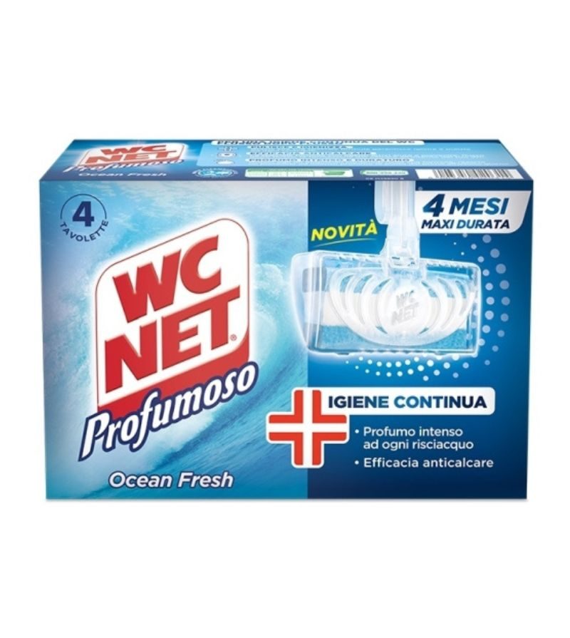 WC NET – Tavoletta Deodorante Ocean – 4Pz