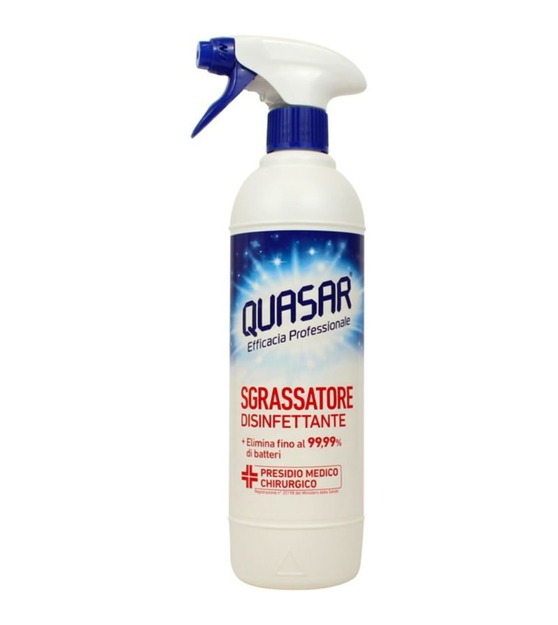 QUASAR – Spray Sgrassatore Disinfettante – 580Ml