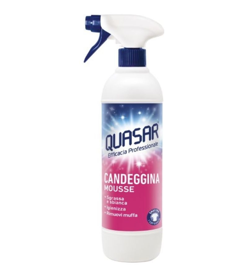 QUASAR – Spray Sgrassatore Candeggina – 580Ml
