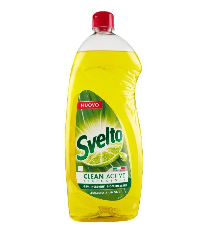 SVELTO – Detersivo Piatti Zenzero E Limone – 980Ml