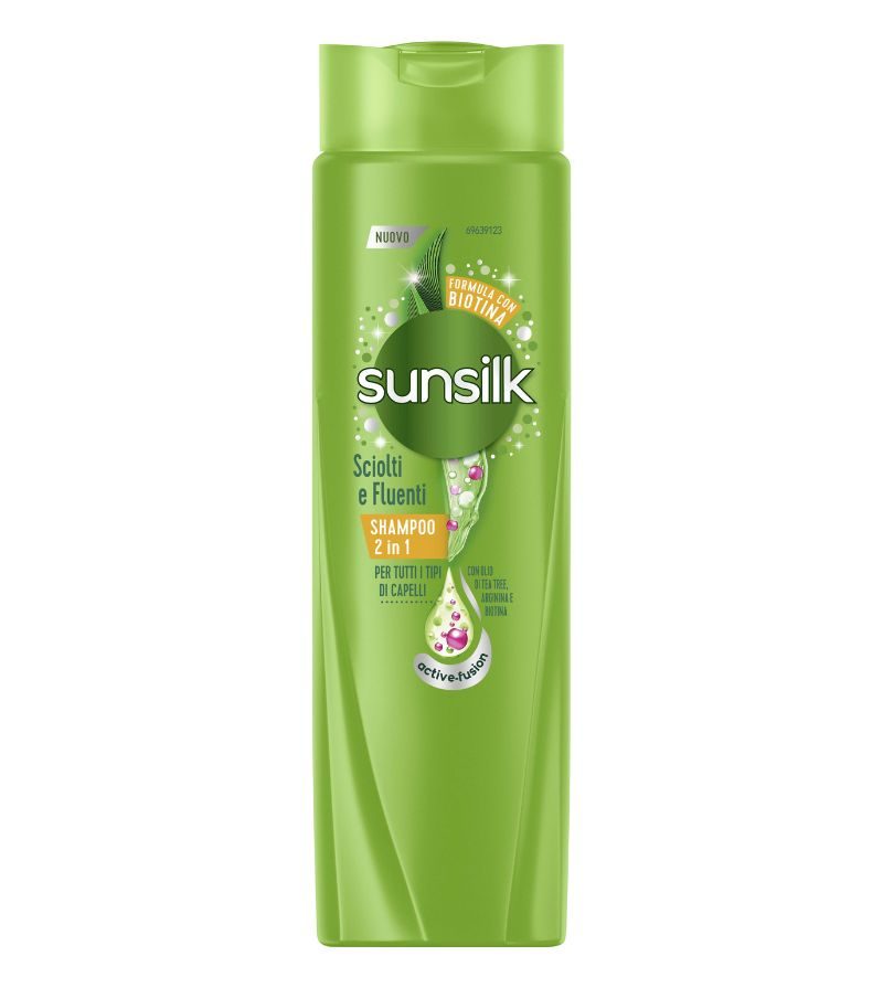 SUNSILK – Shampoo 2 In 1 Capelli Sciolti E Fluenti – 250Ml