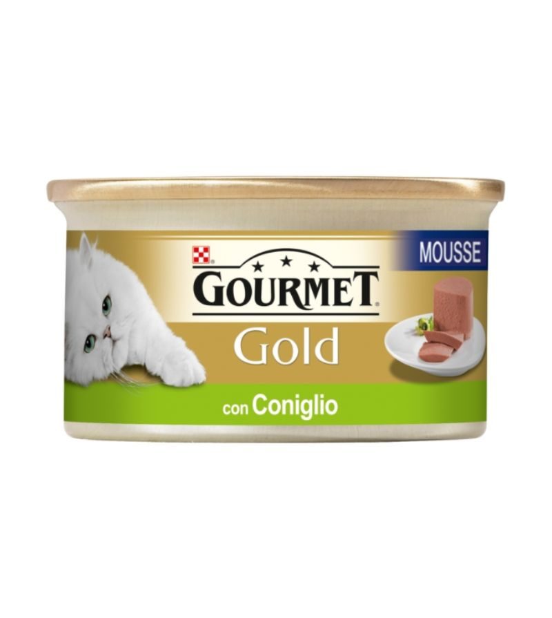 PURINA – Gourmet Gold Mousse Coniglio – 85Gr
