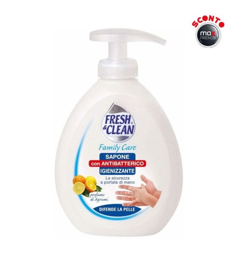 FRESH & CLEAN – Sapone Liquido Igienizzante – 300Ml