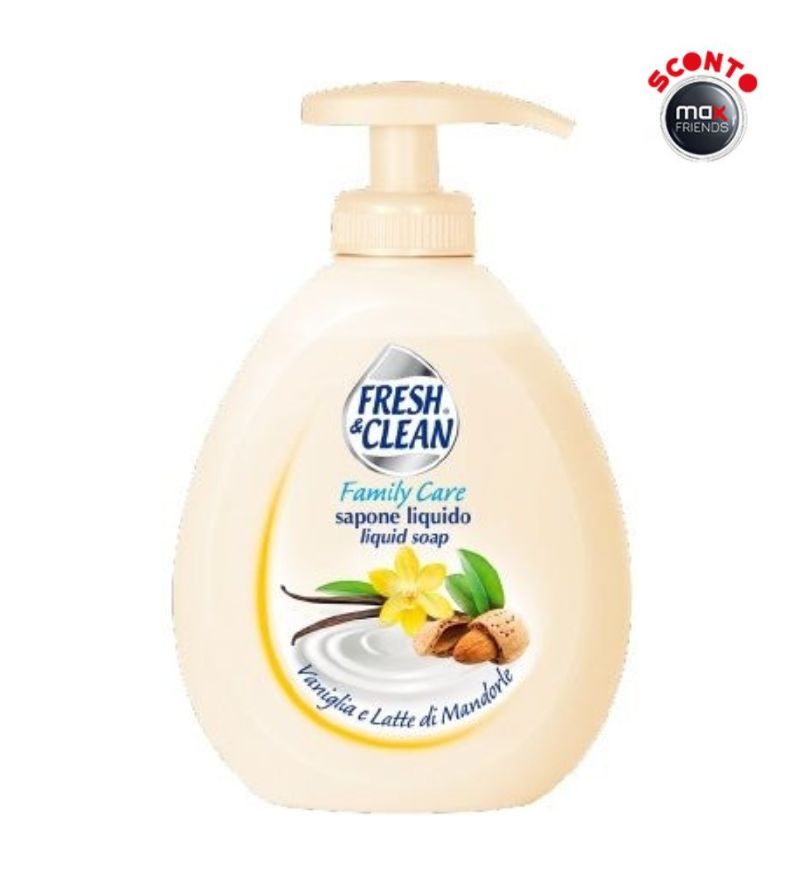 FRESH & CLEAN – Sapone Liquido Vaniglia – 300Ml