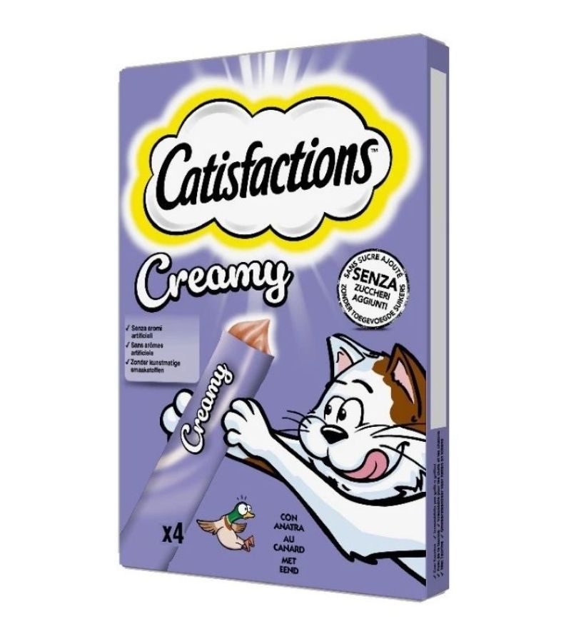 CATISFACTIONS – Creamy Anatra – 4X10Gr