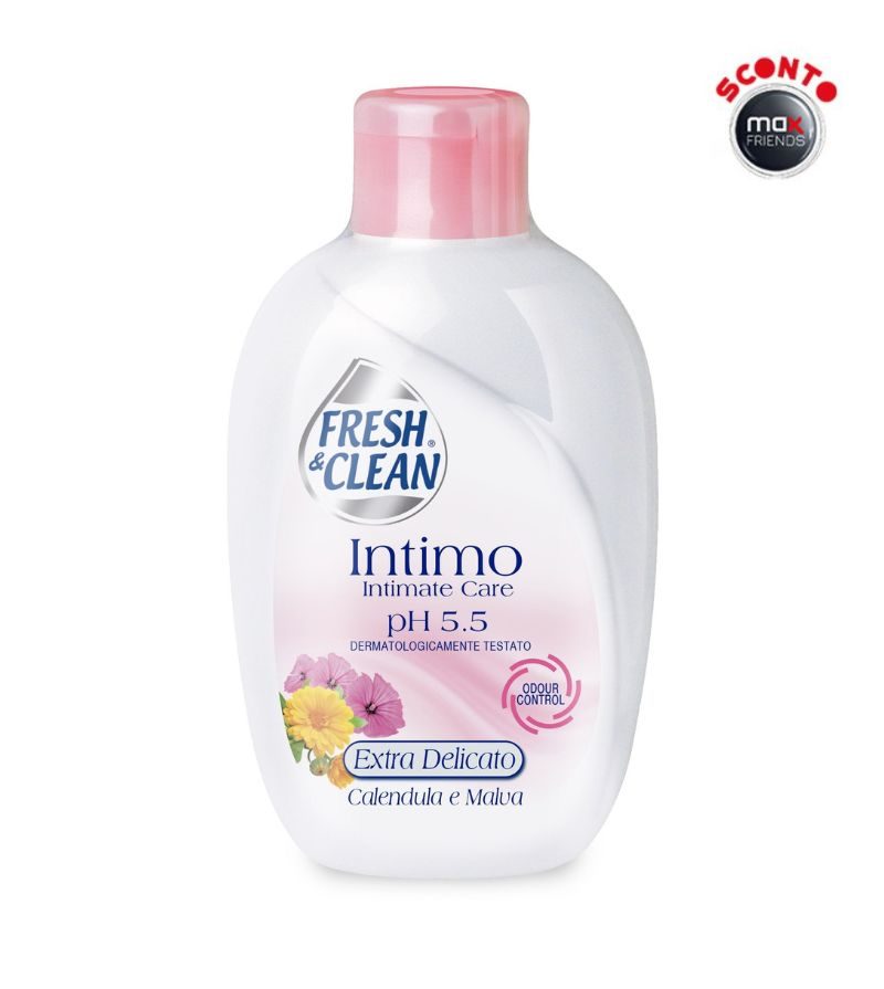 FRESH & CLEAN – Detergente Intimo Calendula Extradelicato – 200Ml