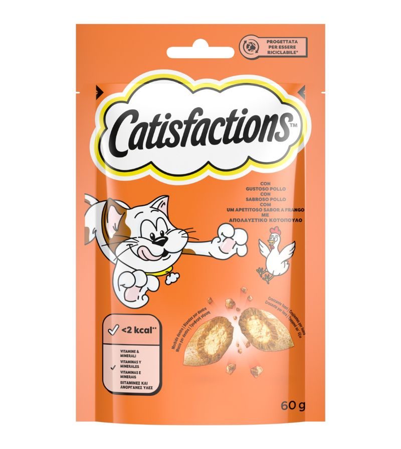 CATISFACTIONS – Snack Pollo – 60Gr