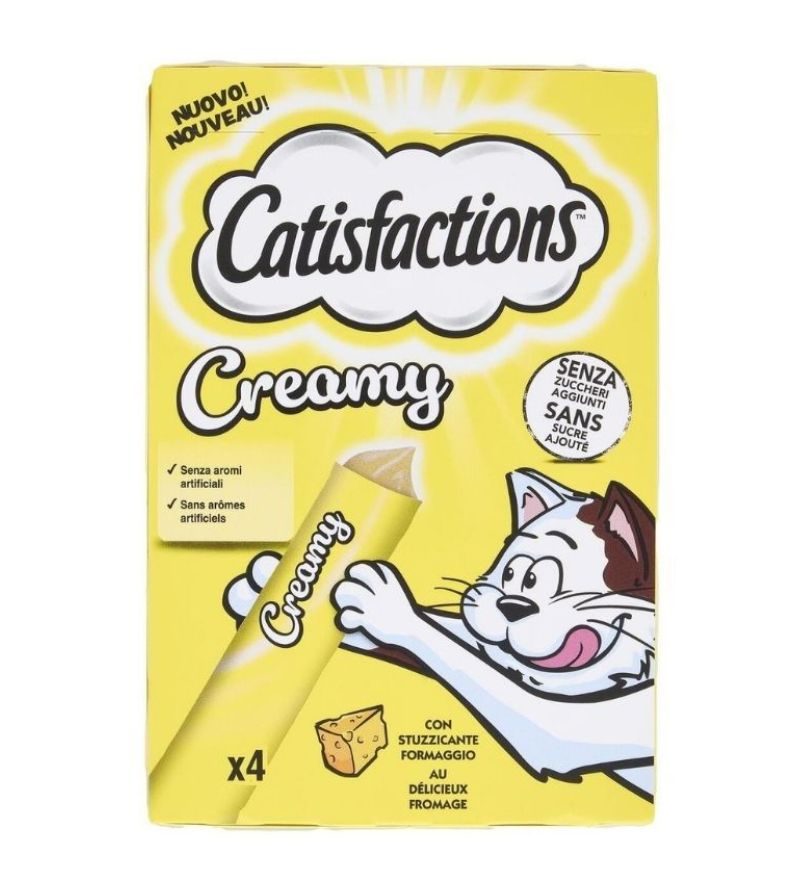CATISFACTIONS – Creamy Formaggio – 4X10Gr