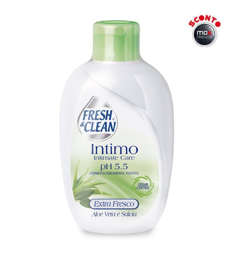 FRESH & CLEAN – Detergente Intimo Fresco Aloe Vera – 200Ml