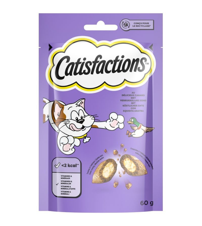 CATISFACTIONS – Snack Anatra – 60Gr