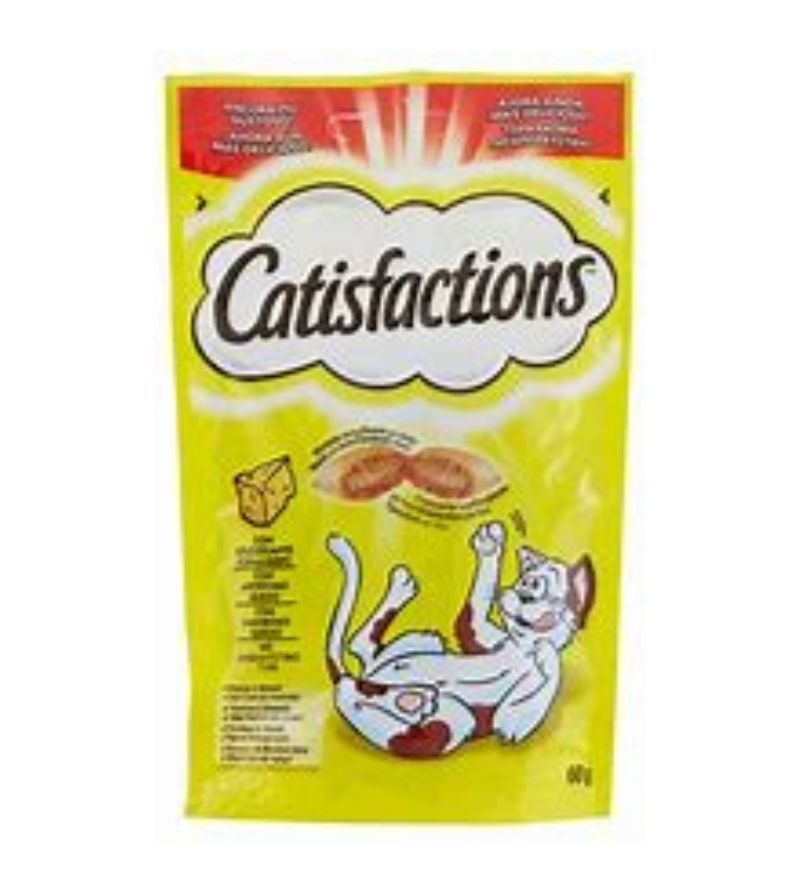 CATISFACTIONS – Snack Formaggio – 60Gr