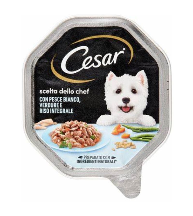 CESAR DOG – Umido Pesce, Riso E Verdure – 150Gr