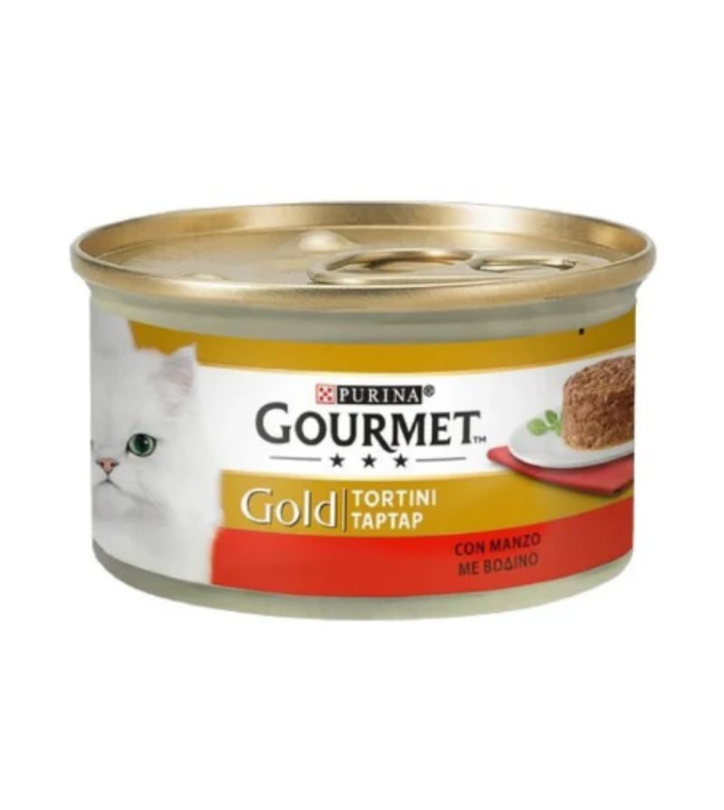 PURINA – Gourmet Gold Tortini Con Manzo – 85Gr