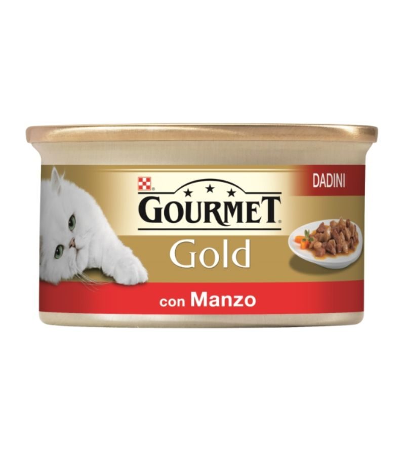 PURINA – Gourmet Gold Dadini In Salsa Con Manzo – 85Gr