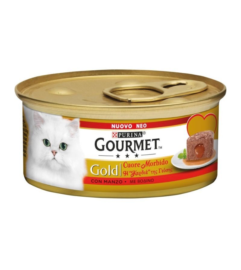 PURINA – Gourmet Gold Cuore Morbido Con Manzo – 85Gr