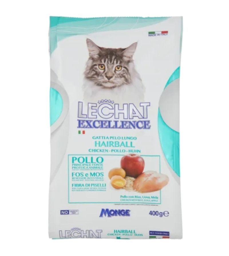 LECHAT – Crocchette Excellence Hairball – 400Gr