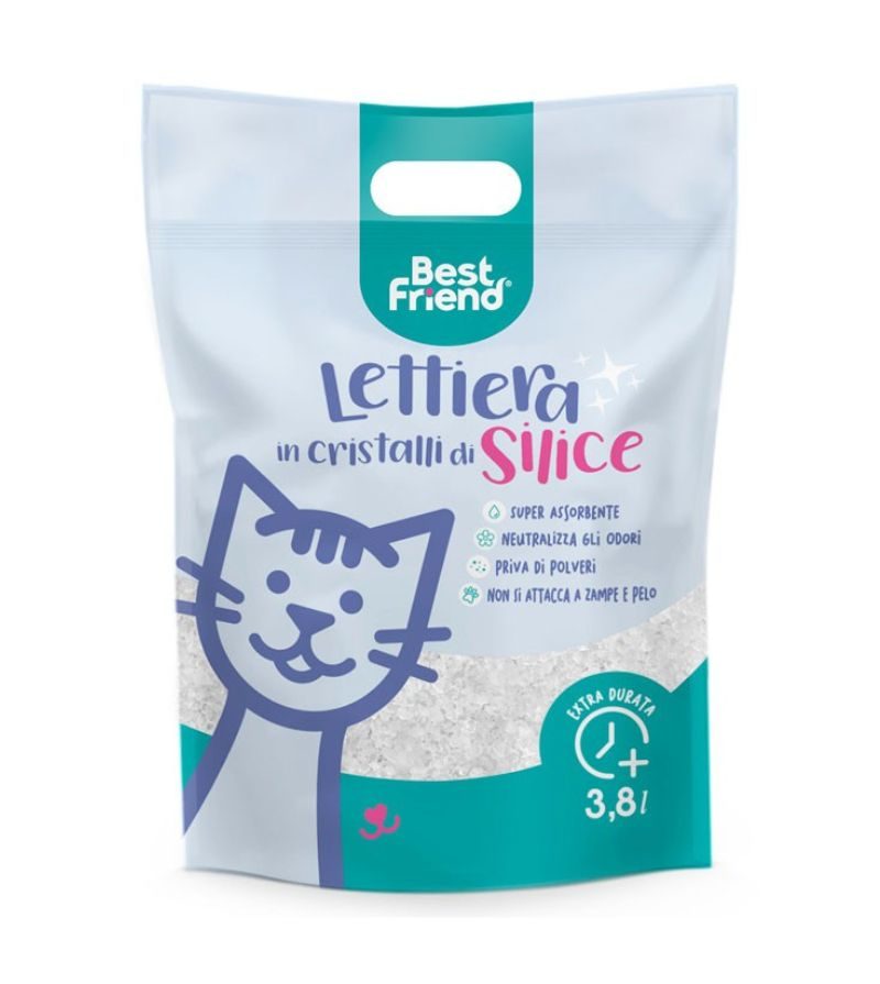 BEST FRIEND – Lettiera In Cristalli Di Silice – 3.8Lt