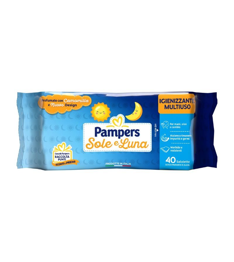 PAMPERS – Soleluna Salviettine – 40Pz
