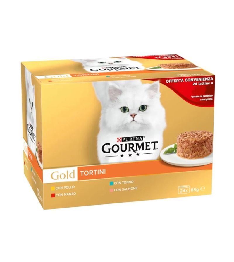 PURINA – Gourmet Gold Multipack Tortini – 24Pz