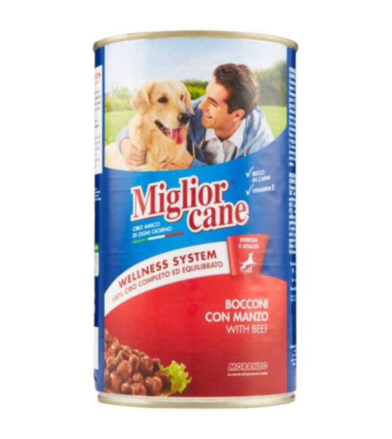 MIGLIOR CANE – Bocconi Manzo – 1.250Kg