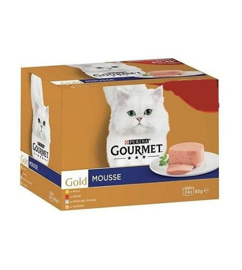 PURINA – Gourmet Gold Multipack Mousse – 24Pz