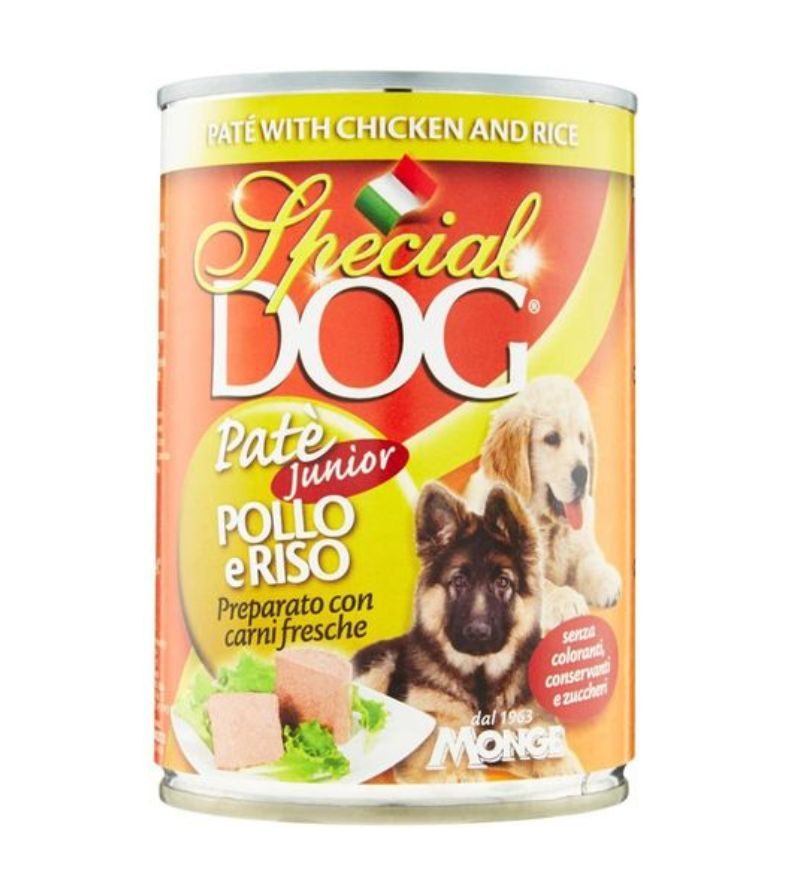 SPECIAL DOG – Pate Junior Pollo E Riso – 400Gr