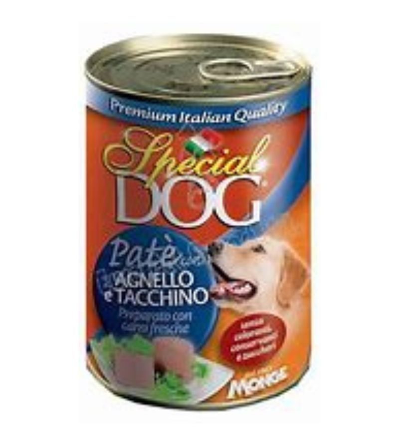 SPECIAL DOG – Pate Agnello E Tacchino – 400Gr